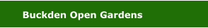 Buckden Open Gardens